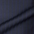 Westwood Hart Online Custom Hand Tailor Suits Sportcoats Trousers Waistcoats Overcoats Navy With Magenta Stripes