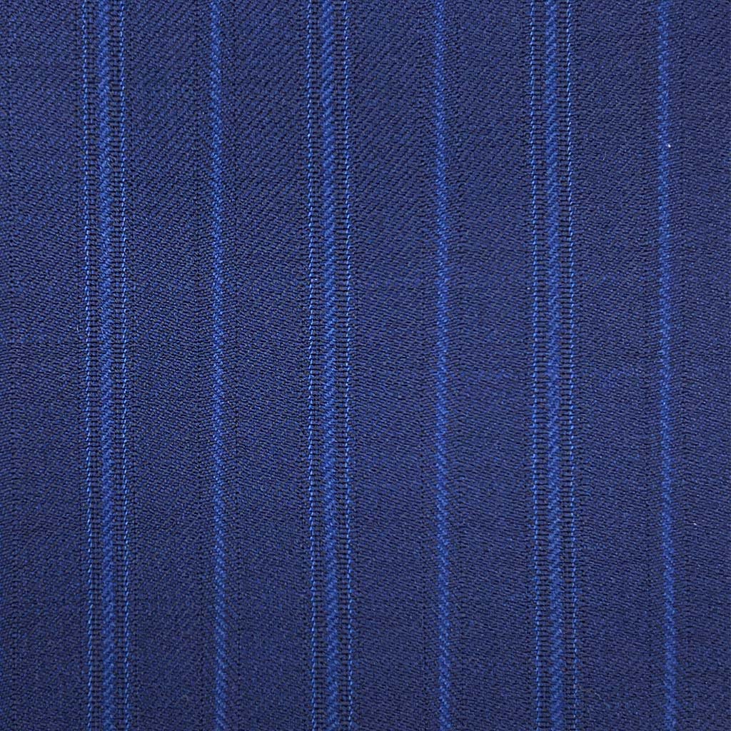 Westwood Hart Online Custom Hand Tailor Suits Sportcoats Trousers Waistcoats Overcoats Dark Blue Multi Stripes