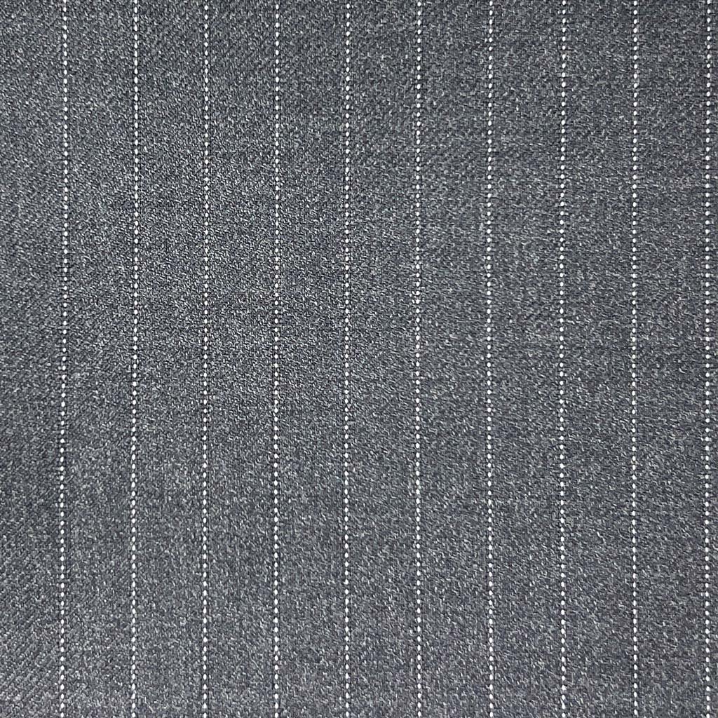 Loro Piana Four Seasons Super 130's Wool Westwood Hart Online Custom Hand Tailor Suits Sportcoats Trousers Waistcoats Overcoats Made To Measure Formalwear Tuxedo Grey Pinstripes