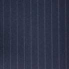 Loro Piana Four Seasons Super 130's Wool Westwood Hart Online Custom Hand Tailor Suits Sportcoats Trousers Waistcoats Overcoats Made To Measure Formalwear Tuxedo Midnight Blue Pinstripes