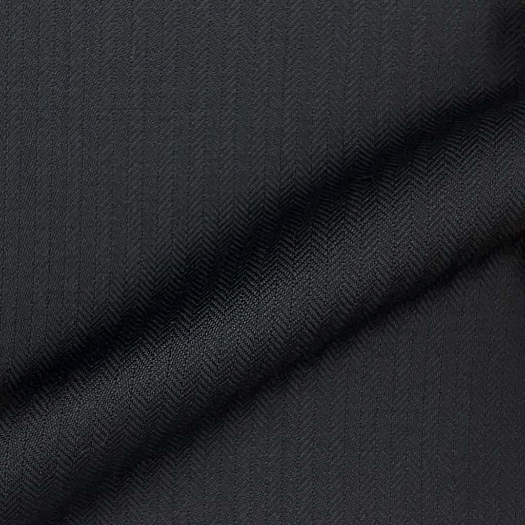 Loro Piana Four Seasons Super 130's Wool Westwood Hart Online Custom Hand Tailor Suits Sportcoats Trousers Waistcoats Overcoats Made To Measure Formalwear Tuxedo Black Mini Herringbone