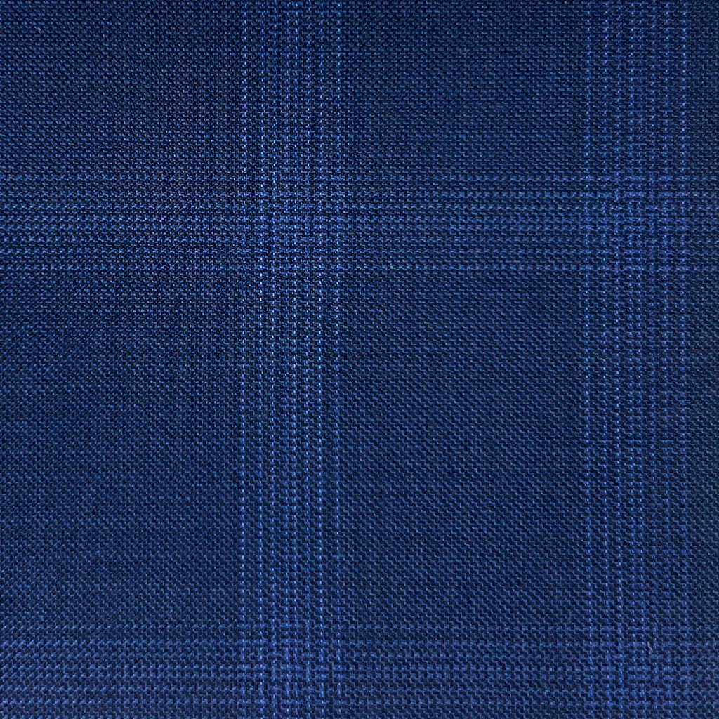 Lanifico Cerruti Nobility Super 150's Virgin Wool Westwood Hart Online Custom Hand Tailor Suits Sportcoats Trousers Waistcoats Overcoats Made To Measure Formalwear Tuxedo Navy Windowpane